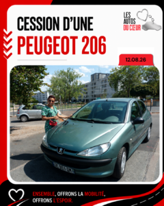 Cession Peugeot 206